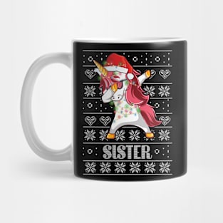 Cute Dabbing Unicorn Nana Christmas Funny Gift Mug